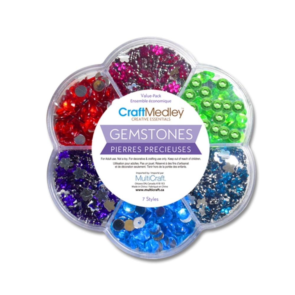 CLEARANCE Gemstones Beads 7 Styles 5mm/38.5g Bold